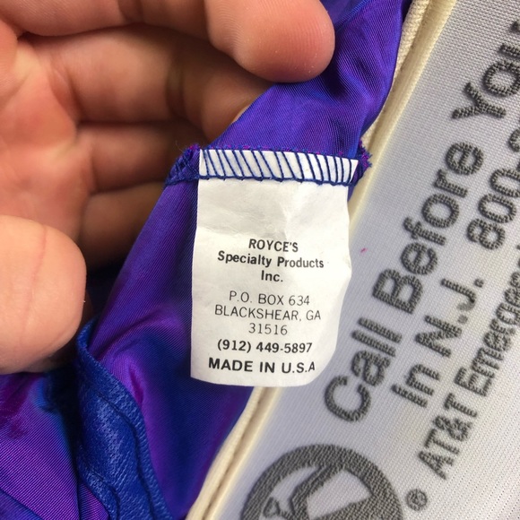 Vtg 80’s AT&T Neon Shimmer Snapback Hat Retro USA - Picture 7 of 7